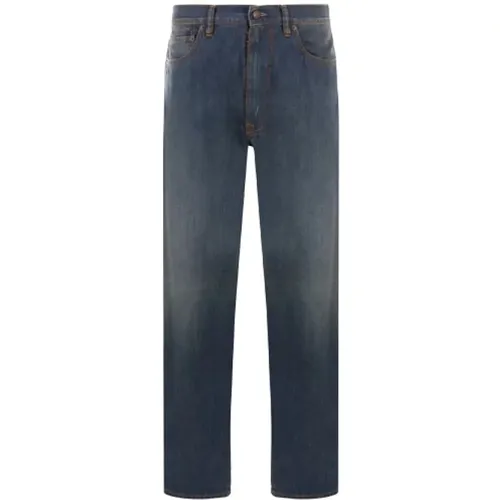 Jeans,Stylische Jeans für Männer,Blaue Jeans mit leichtem Schmutzeffekt - Maison Margiela - Modalova
