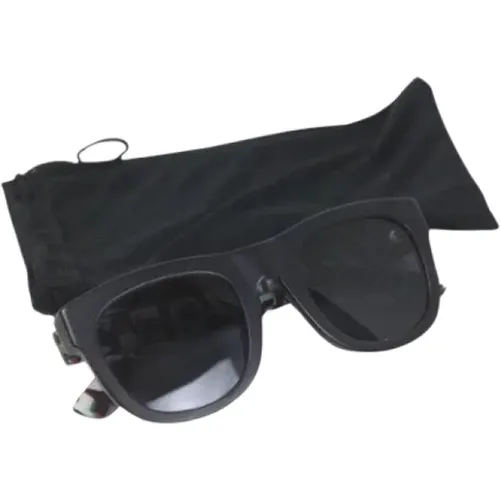 Gebrauchte Schwarze Plastiksonnenbrille - Gucci Vintage - Modalova