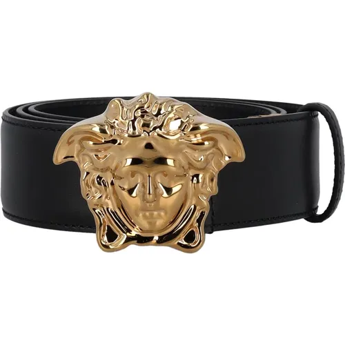 Gold Medusa Belt , male, Sizes: 90 CM, 95 CM, 100 CM - Versace - Modalova