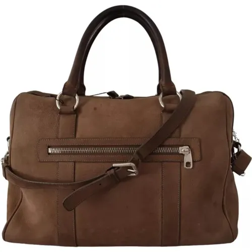 Braune Leder Reise Messenger Tasche - Dolce & Gabbana - Modalova