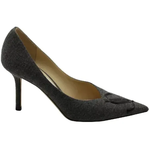 Pre-owned Cotton heels , female, Sizes: 3 1/2 UK - Jimmy Choo Pre-owned - Modalova