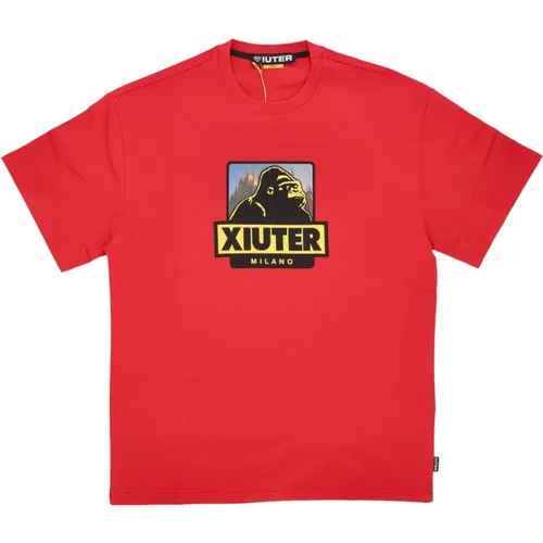 T-Shirts , Herren, Größe: XL - Iuter - Modalova