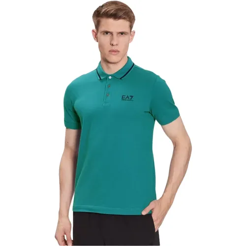 Polo Shirts , Herren, Größe: L - Emporio Armani EA7 - Modalova