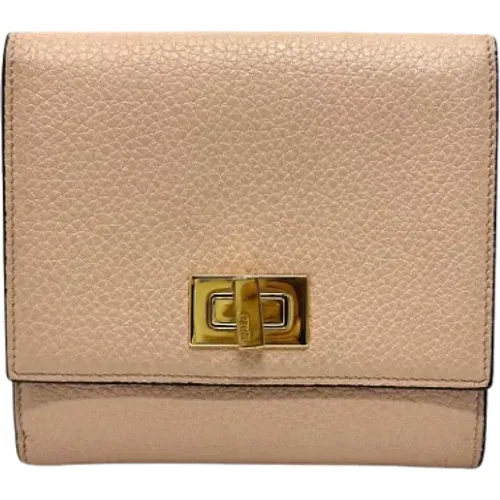 Pre-owned Leather wallets , female, Sizes: ONE SIZE - Fendi Vintage - Modalova