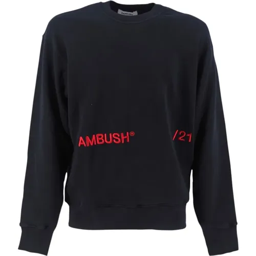 Rundhals-Snack-Sweatshirt. , Herren, Größe: L - Ambush - Modalova