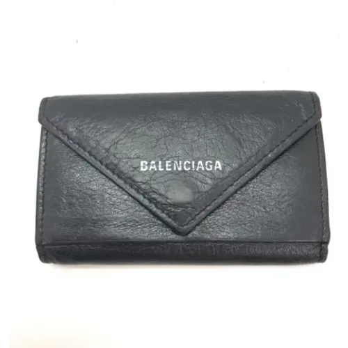 Pre-owned Leather wallets , male, Sizes: ONE SIZE - Balenciaga Vintage - Modalova