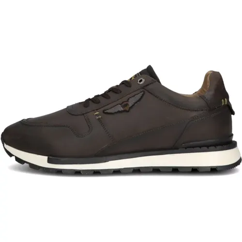 Braune Leder-Sneaker mit niedrigem Schaft - PME Legend - Modalova