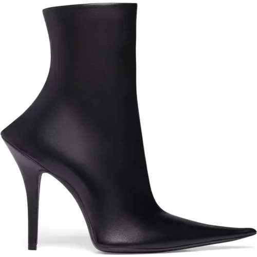 Leather Witch High-Heel Boots , female, Sizes: 7 UK - Balenciaga - Modalova