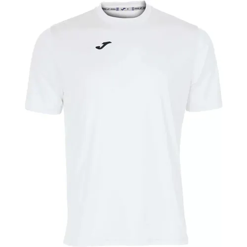 Weißes Kurzarm-T-Shirt , Herren, Größe: L - Joma - Modalova