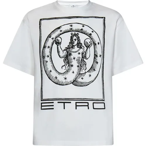 T-Shirts , Herren, Größe: L - ETRO - Modalova