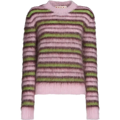 Striped Sweater , female, Sizes: S - Marni - Modalova