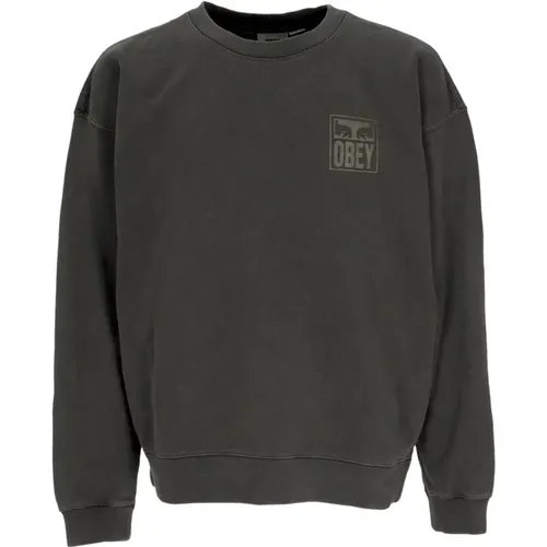 Pigment Eyes Icon Crewneck Sweatshirt , Herren, Größe: S - Obey - Modalova