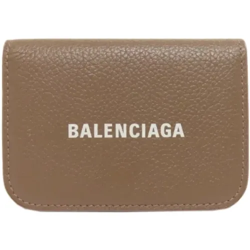 Pre-owned Leather wallets , female, Sizes: ONE SIZE - Balenciaga Vintage - Modalova