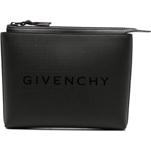 Schwarze Monogramm Brieftasche , Herren, Größe: ONE Size - Givenchy - Modalova