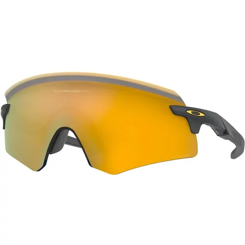 Encoder Sunglasses - Matte Carbon/Prizm K , male, Sizes: 36 MM - Oakley - Modalova