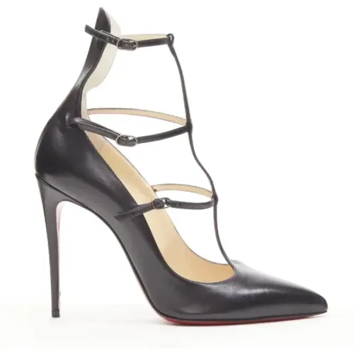 Pre-owned Leather heels , female, Sizes: 5 UK - Christian Louboutin Pre-owned - Modalova