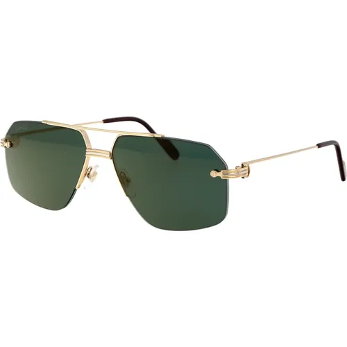 Stylish Sunglasses Ct0426S , male, Sizes: 60 MM - Cartier - Modalova