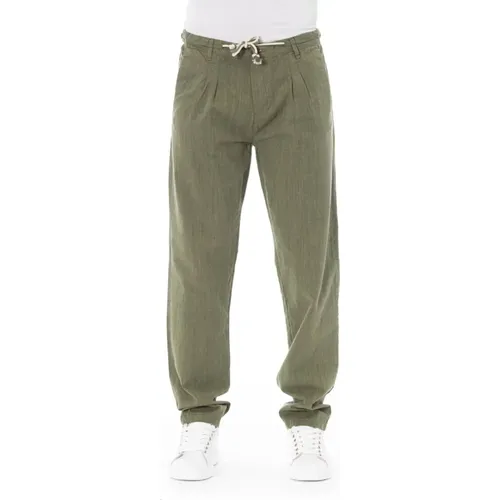 Chino Pants with Button and Zipper , male, Sizes: L, S, M, XS - Baldinini - Modalova