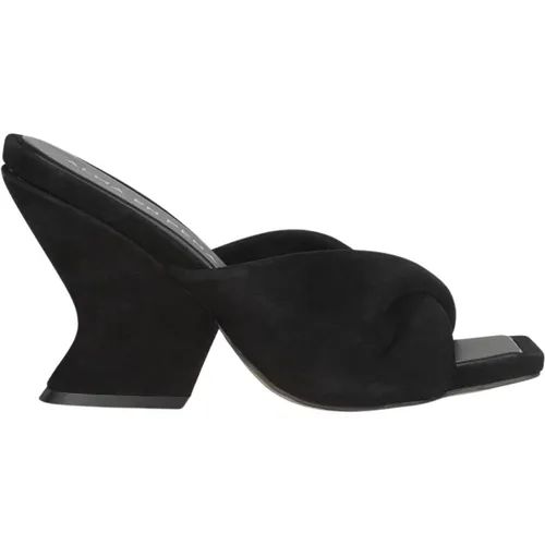 Curved Heel Sandal , female, Sizes: 7 UK, 8 UK, 4 UK, 5 UK, 3 UK, 6 UK - Alma en Pena - Modalova