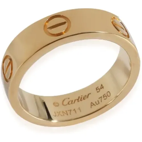 Pre-owned Metal rings , female, Sizes: ONE SIZE - Cartier Vintage - Modalova