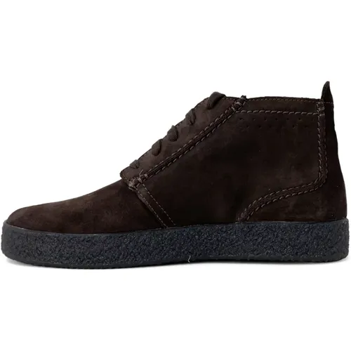 Mens Streethill Mid Leather Boots , male, Sizes: 7 1/2 UK - Clarks - Modalova