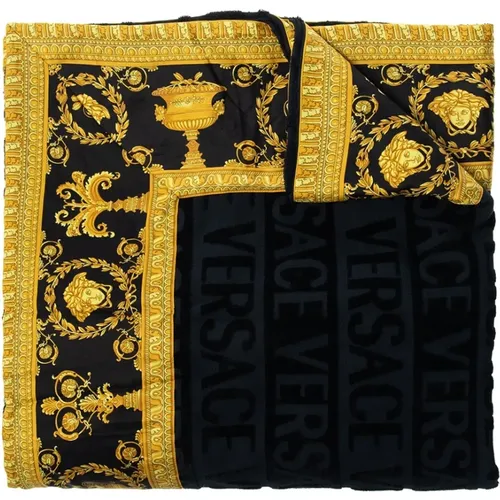 Bath towel , female, Sizes: ONE SIZE - Versace - Modalova