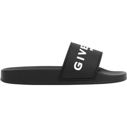 Logo Flat Slide Sandals , female, Sizes: 3 UK - Givenchy - Modalova