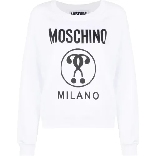 Doppeltes Fragezeichen Sweatshirt , Damen, Größe: XS - Moschino - Modalova