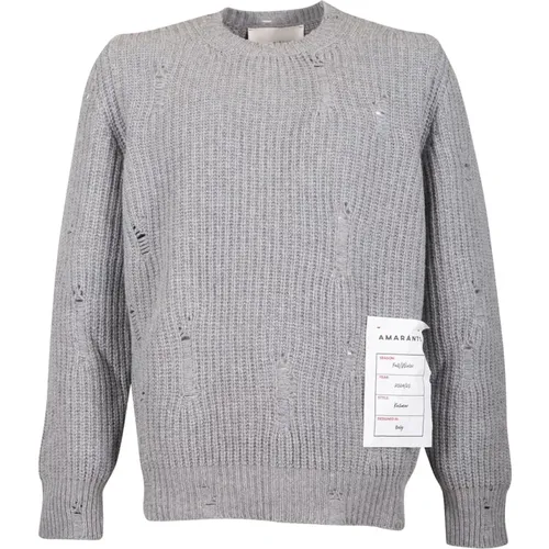 Crew Neck Sweater , male, Sizes: S, M, 2XL, L - Amaránto - Modalova