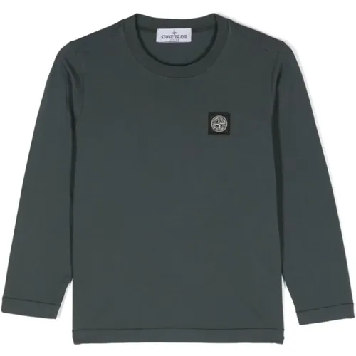 Petrol Long Sleeve T-Shirt - Stone Island - Modalova