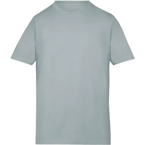 Graues Four-Point Logo Baumwoll-T-Shirt - Maison Margiela - Modalova