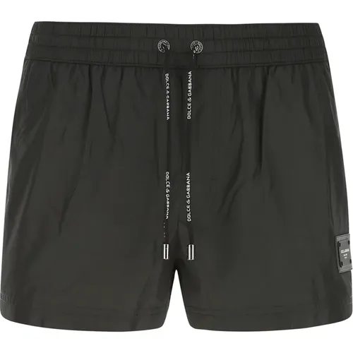 Beach Boxer Shorts for Men , male, Sizes: S, M, L, XS - Dolce & Gabbana - Modalova