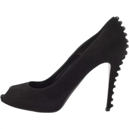 Pre-owned Suede heels , female, Sizes: 6 1/2 UK - Alexander McQueen Pre-owned - Modalova