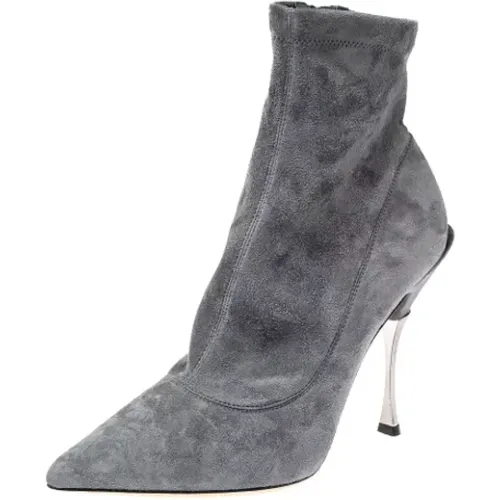 Pre-owned Wildleder boots , Damen, Größe: 39 EU - Dolce & Gabbana Pre-owned - Modalova