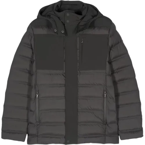 Grey Detachable Hood Jacket Water-Repellent , male, Sizes: 2XL, L, S, M, XL - Colmar - Modalova