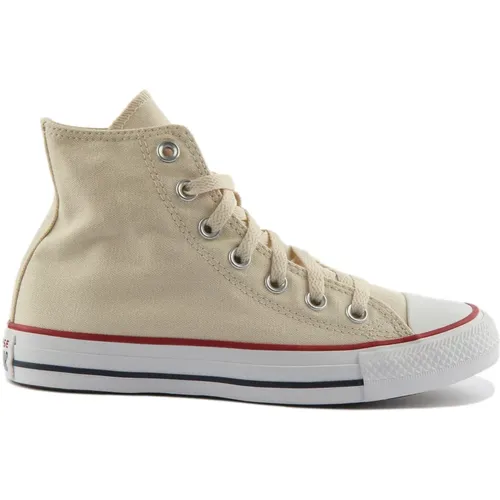 Classic Canvas Hi Top Sneakers Cream , male, Sizes: 5 1/2 UK, 8 UK, 8 1/2 UK, 9 UK, 7 UK, 12 UK, 2 UK, 10 UK, 3 1/2 UK, 7 1/2 UK, 10 1/2 UK, 5 UK - Converse - Modalova