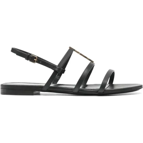 Sandalen , Damen, Größe: 37 EU - Saint Laurent - Modalova