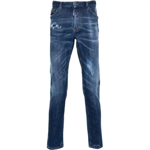 Hose 5 Taschen Jeans , Herren, Größe: XL - Dsquared2 - Modalova
