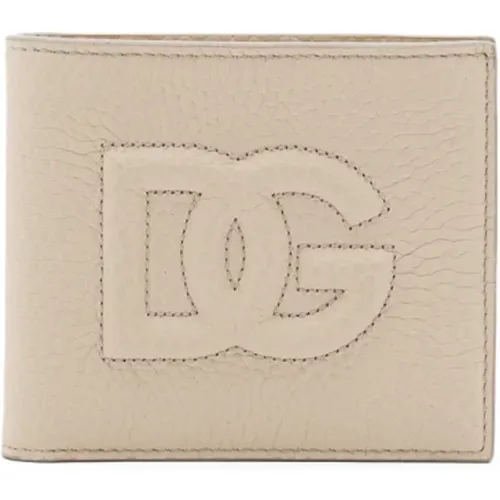 Bifold Wallet with Logo , male, Sizes: ONE SIZE - Dolce & Gabbana - Modalova