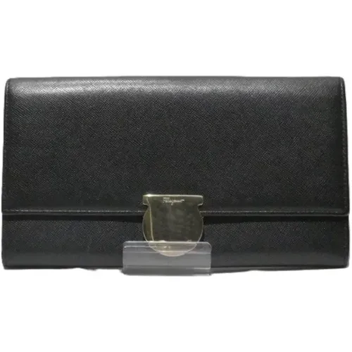 Pre-owned Leather wallets , male, Sizes: ONE SIZE - Salvatore Ferragamo Pre-owned - Modalova