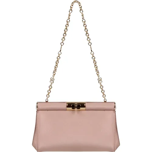 Small Satin Marlene Chain Bag , female, Sizes: ONE SIZE - Dolce & Gabbana - Modalova