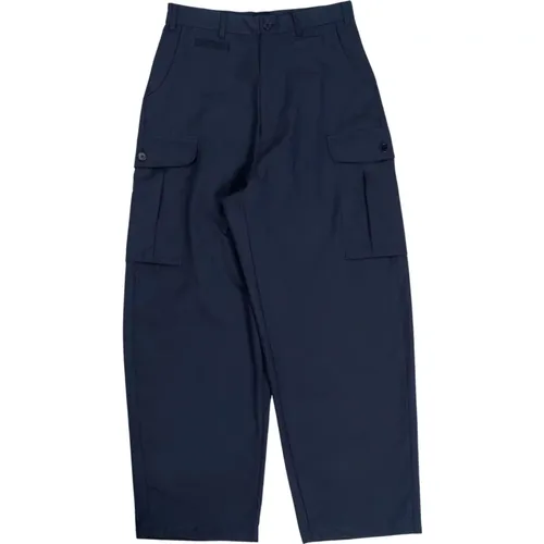 Perennial Logo pantalone cargo in cotone , male, Sizes: M, XL, S, L - SKY High Farm - Modalova
