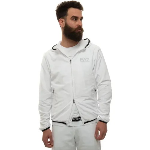 Windbreaker jacket , male, Sizes: XL, 2XL, L, 3XL - Emporio Armani EA7 - Modalova