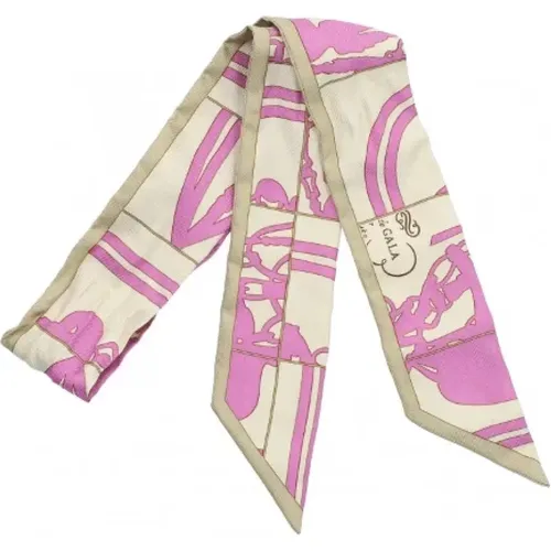 Pre-owned Silk scarves , female, Sizes: ONE SIZE - Hermès Vintage - Modalova