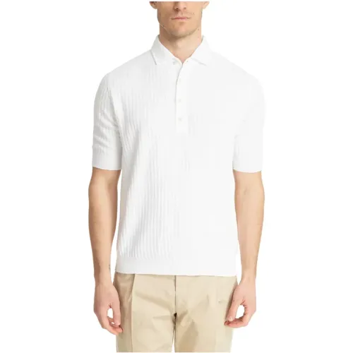 Polo Shirt mit Knopfverschluss , Herren, Größe: L - Lardini - Modalova