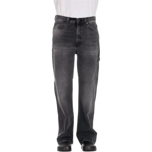 Graue Winona Over Fit Baumwoll Jeans , Herren, Größe: W32 - Haikure - Modalova