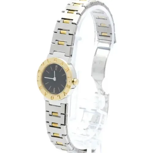 Pre-owned Stainless Steel watches , female, Sizes: ONE SIZE - Bvlgari Vintage - Modalova