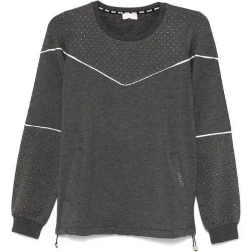 Graue Pullover Kollektion , Damen, Größe: M - Liu Jo - Modalova