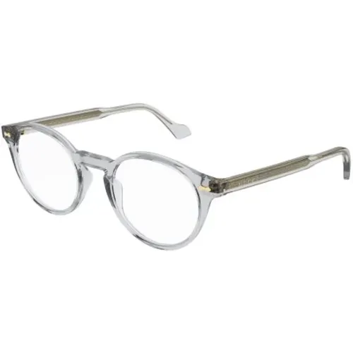 Grey Transparent Gg0738O Eyeglasses , unisex, Sizes: 48 MM - Gucci - Modalova