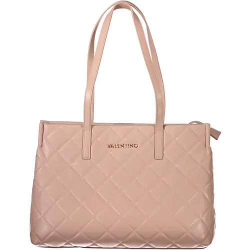 Rosa Schultertasche mit Laptopfach - Valentino by Mario Valentino - Modalova